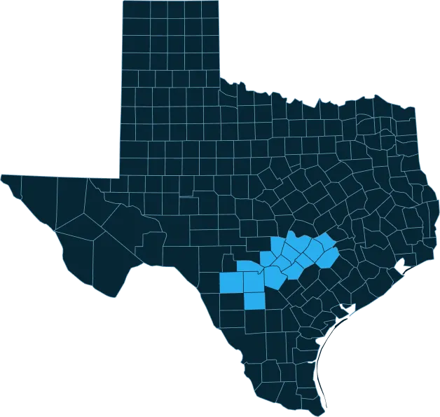 Texas Service Areas
